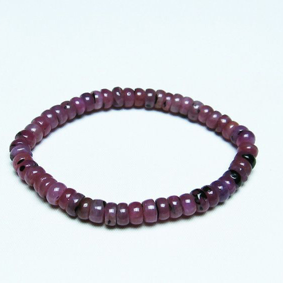 ルビー ブレスレット 7mm [T430-4560]