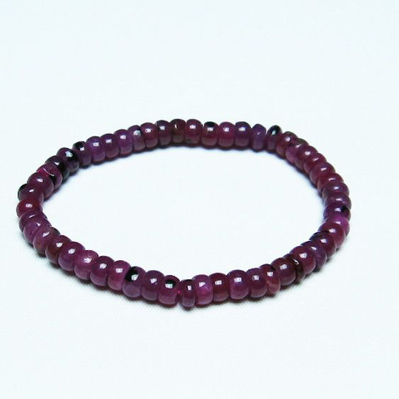 ルビー ブレスレット 6mm [T430-4615]