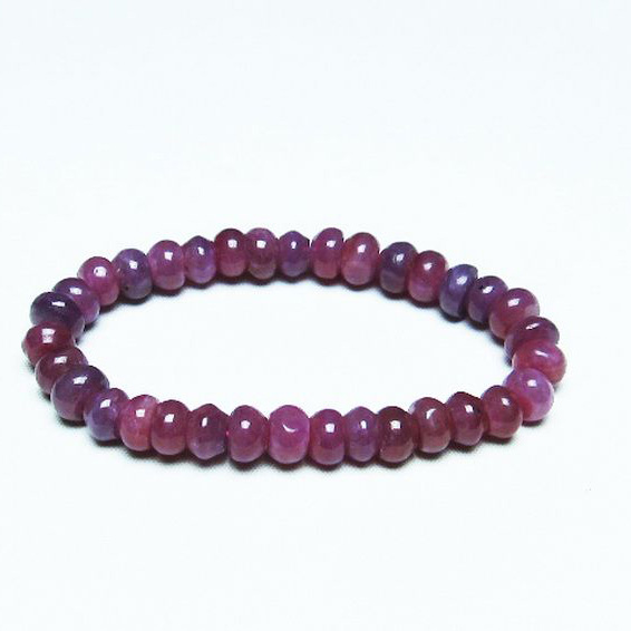 ルビー ブレスレット 8mm [T430-4683]