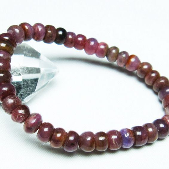 ルビー ブレスレット 7mm [T430-4761]