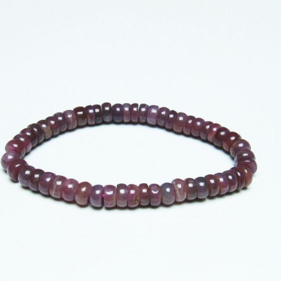 ルビー ブレスレット 7mm [T430-4815]