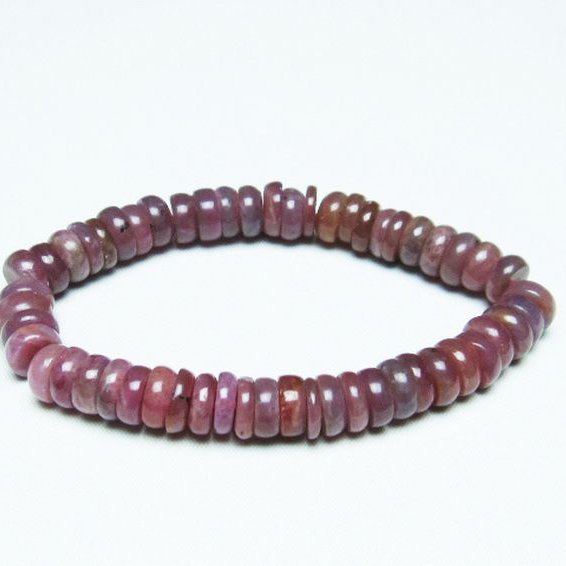 ルビー ブレスレット 9mm [T430-4829]