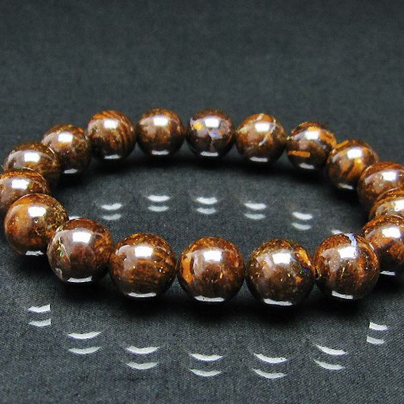 アイアンオパール  ブレスレット 12mm [T435-8121]