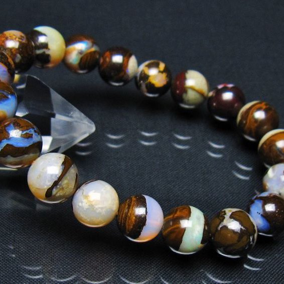 アイアンオパール ブレスレット 10mm [t435-8182]