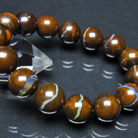 アイアンオパール  ブレスレット 14mm [t435-8189]