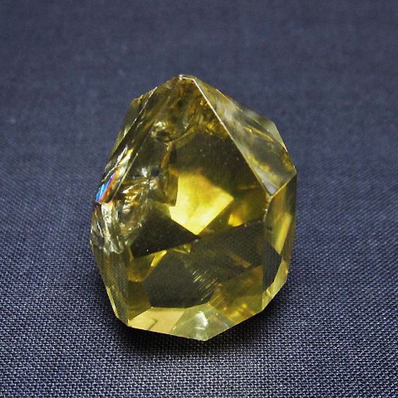 虹入り 黄水晶(シトリン) 原石 [t436-2979]