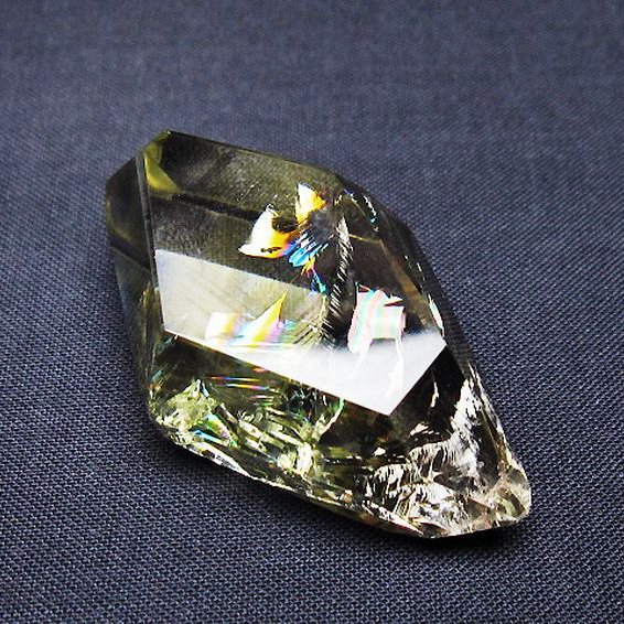 シトリン原石♡虹あり♡♡No.1100 シトリン/黄水晶 Dhuni Crystal