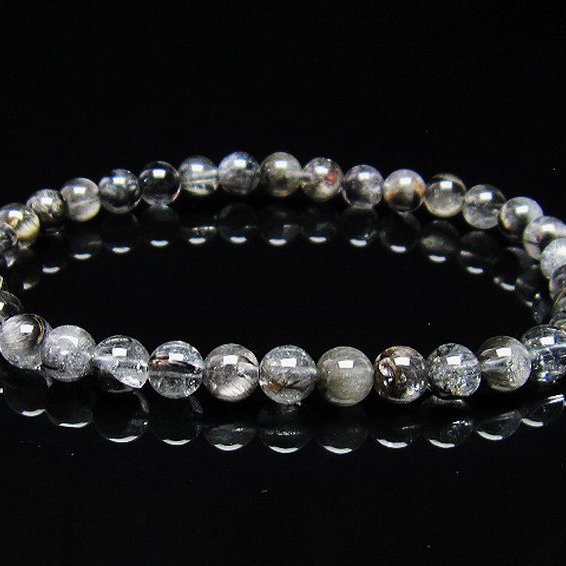 放射プラチナルチル ブレスレット 6mm [T437-2348]