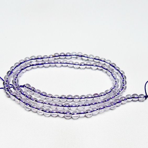 アメジスト 一連 4mm ビーズ [t438-5464]