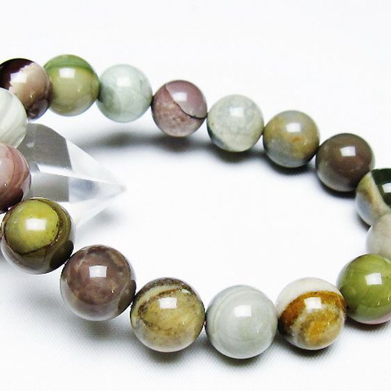 アゲート ブレスレット 12mm [T439-1574]