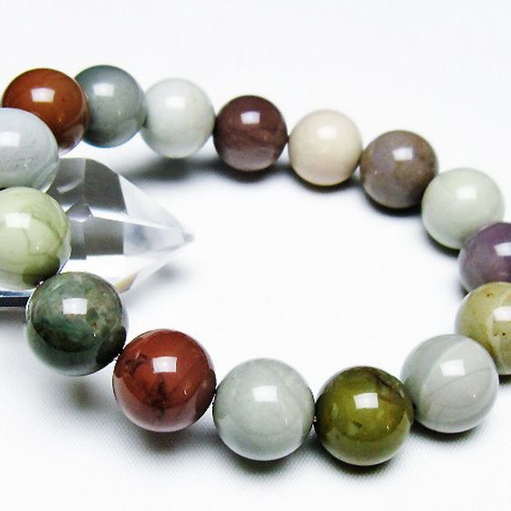 アゲート ブレスレット 14mm [T439-1605]