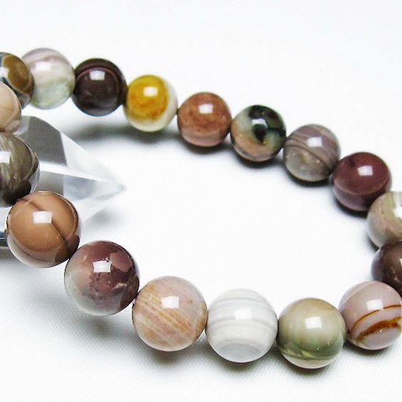 アゲート ブレスレット 11mm [T439-1634]