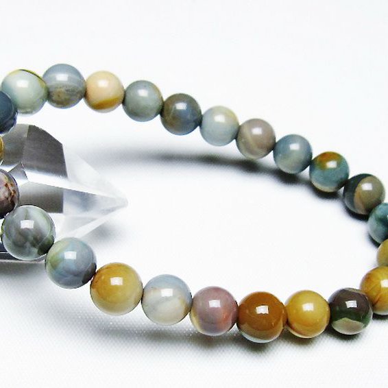 アゲート ブレスレット 8mm [T439-1651]