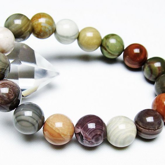 アゲート ブレスレット 12mm [t439-1677]