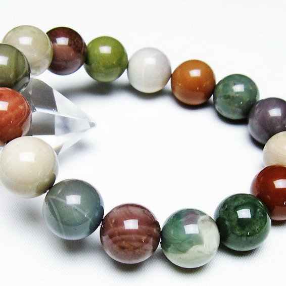 アゲート ブレスレット 14mm [T439-1691]