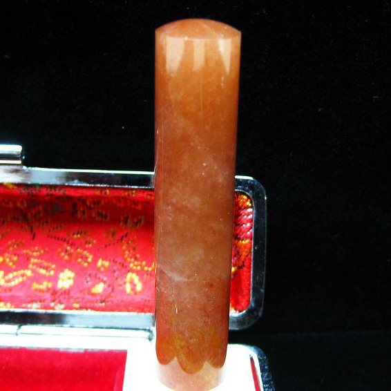 赤針タイチンルチル 印材　※別途料金で篆刻可能[T44-596]