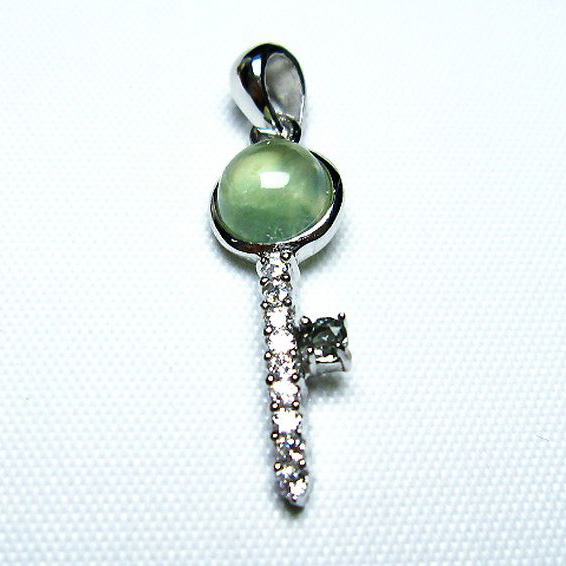 プレナイト ペンダント [T442-1939]