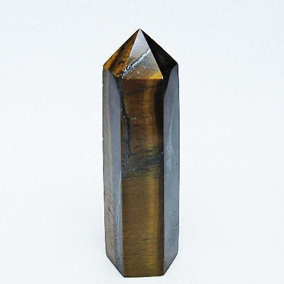 タイガーアイ※黄虎目石 六角柱[T443-4629]