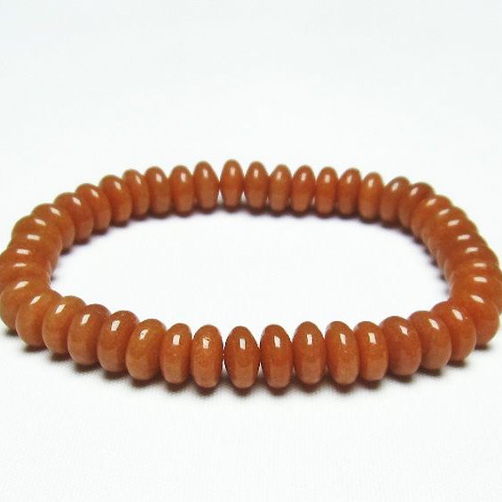 赤インド翡翠  ブレスレット 8mm [T445-1607]