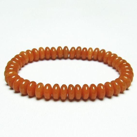 赤インド翡翠   ブレスレット  8mm [T445-1655]