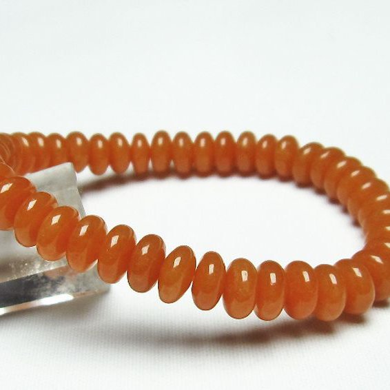 赤インド翡翠  ブレスレット 8mm [T445-1775]