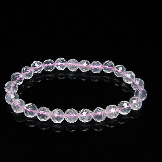 ローズクォーツ ブレスレット 8mm [T446-1941]