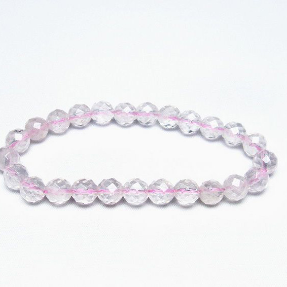 ローズクォーツ ブレスレット 8mm [T446-1998]
