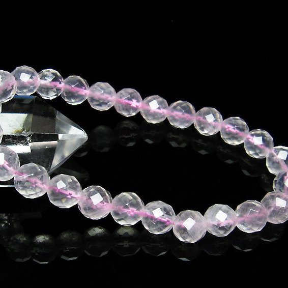 ローズクォーツ ブレスレット 8mm [T446-2030]