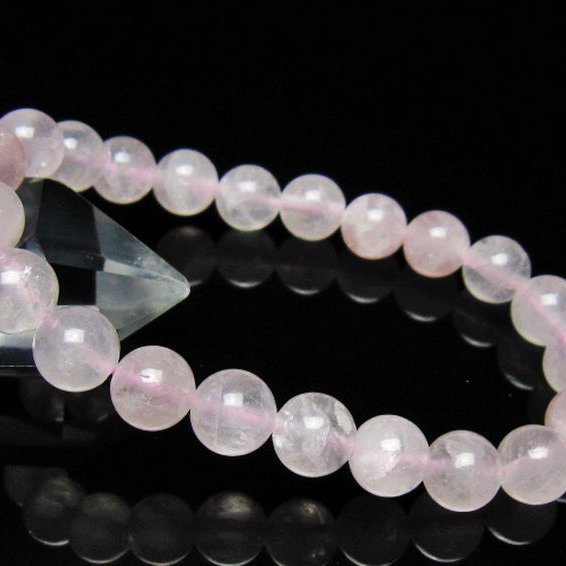 ローズクォーツ ブレスレット 9mm [t446-2873]