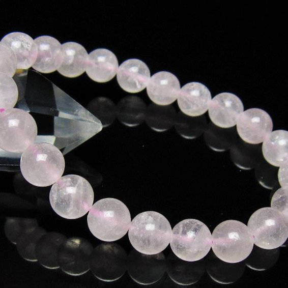 ローズクォーツ ブレスレット 9mm [t446-2874]