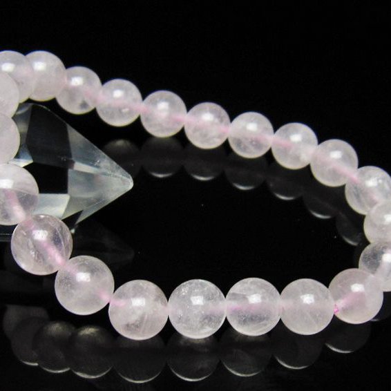 ローズクォーツ ブレスレット 9mm [t446-2875]