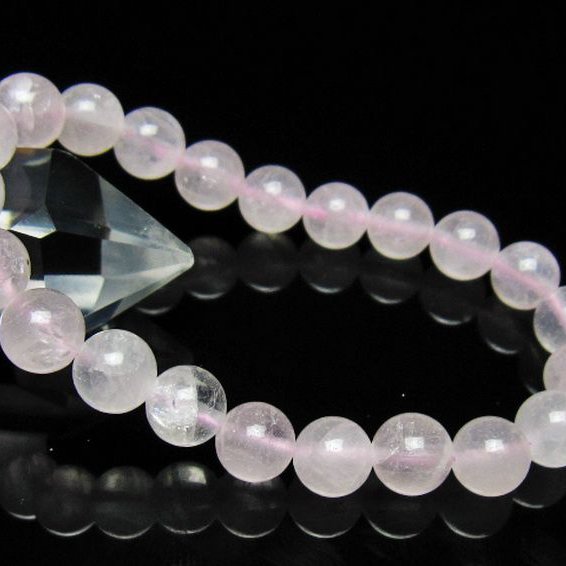 ローズクォーツ ブレスレット 9mm [t446-2889]