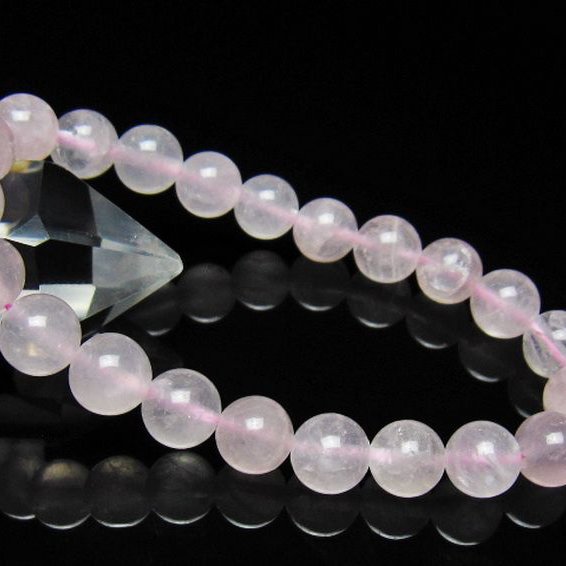 ローズクォーツ ブレスレット 9mm [t446-2927]