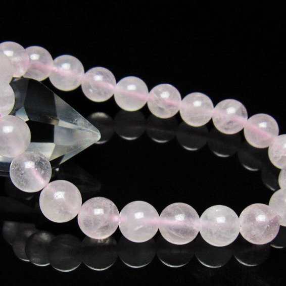 ローズクォーツ ブレスレット 9mm [t446-2932]