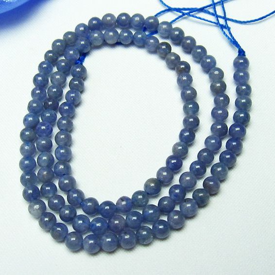 タンザナイト 一連  4mm [T449-1684]