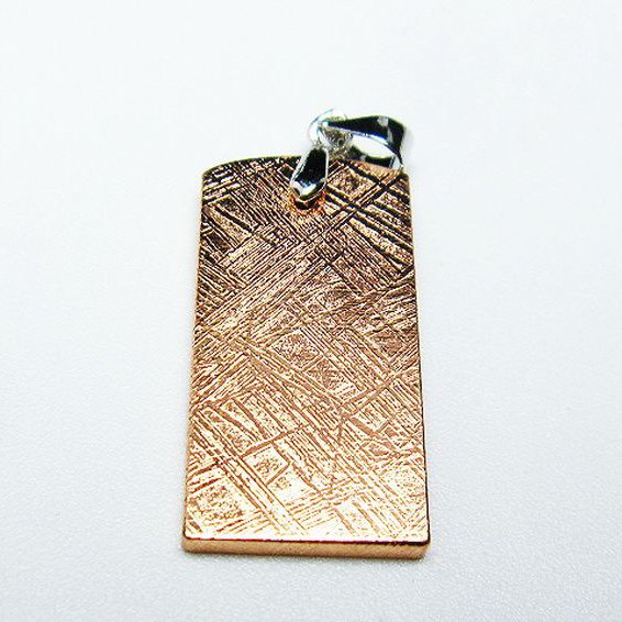 ピンクゴールドギベオン メテオライト ペンダント [T452-3470]