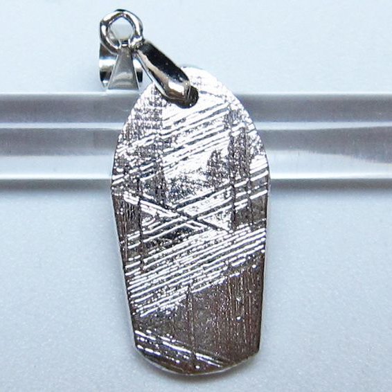 シルバーギベオン メテオライト ペンダント [t452-3749]