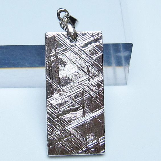 シルバーギベオン メテオライト ペンダント [t452-3825]