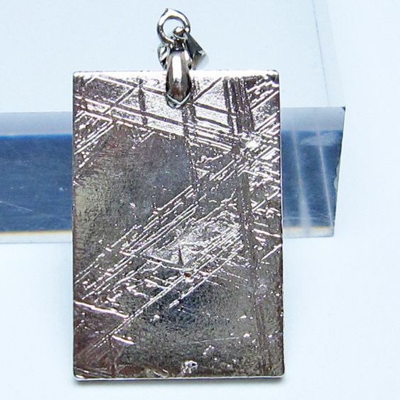 シルバーギベオン メテオライト ペンダント [t452-3828]