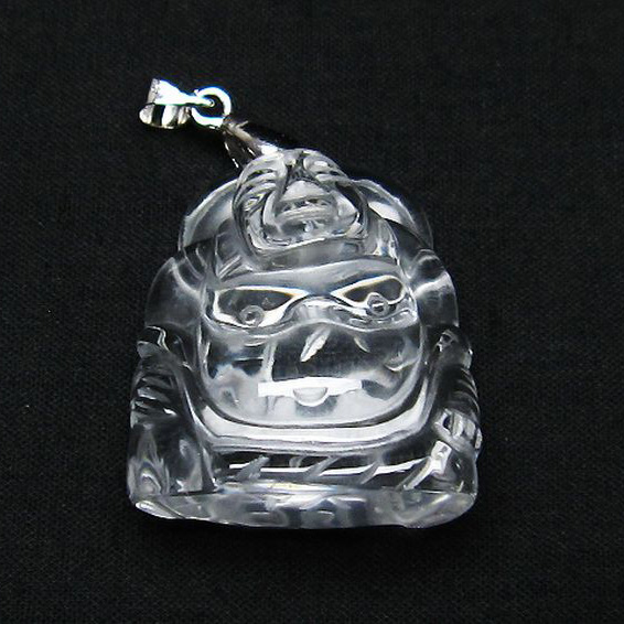 ヒマラヤ水晶 布袋様 ペンダント [T454-1586]