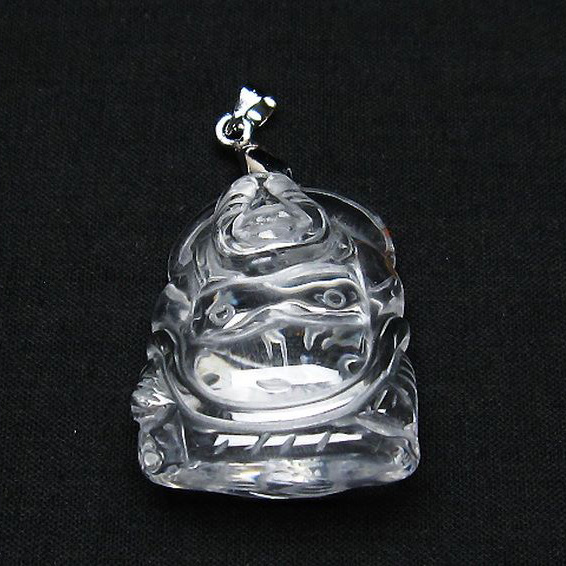 ヒマラヤ水晶 布袋様 ペンダント [T454-1589]