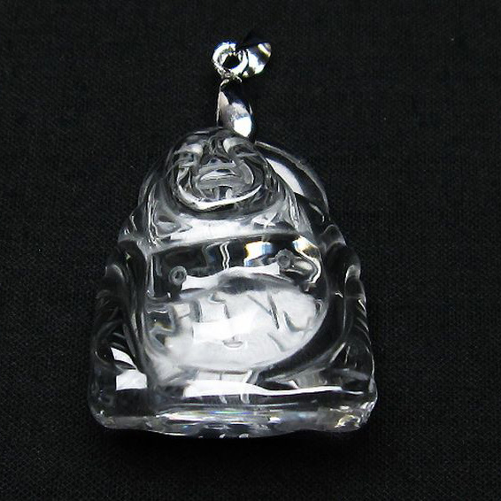 ヒマラヤ水晶 布袋様 ペンダント [T454-1593]