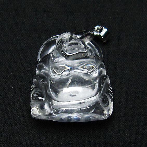 ヒマラヤ水晶 布袋様 ペンダント [T454-1605]