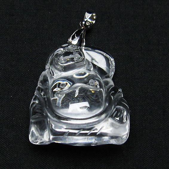 ヒマラヤ水晶 布袋様 ペンダント [T454-1613]