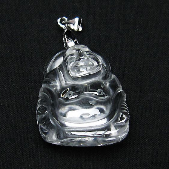 ヒマラヤ水晶 布袋様 ペンダント [T454-1620]