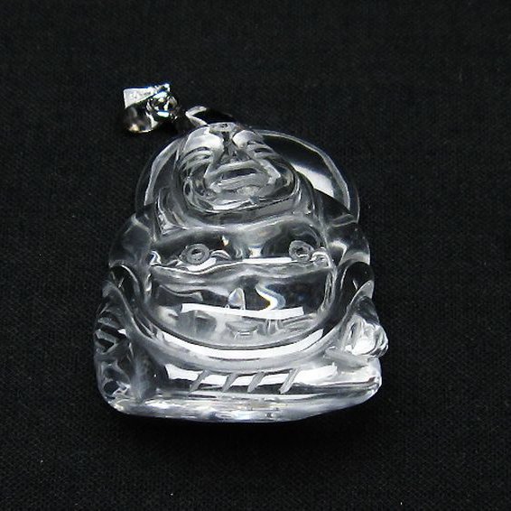 ヒマラヤ水晶 布袋様 ペンダント [T454-1651]