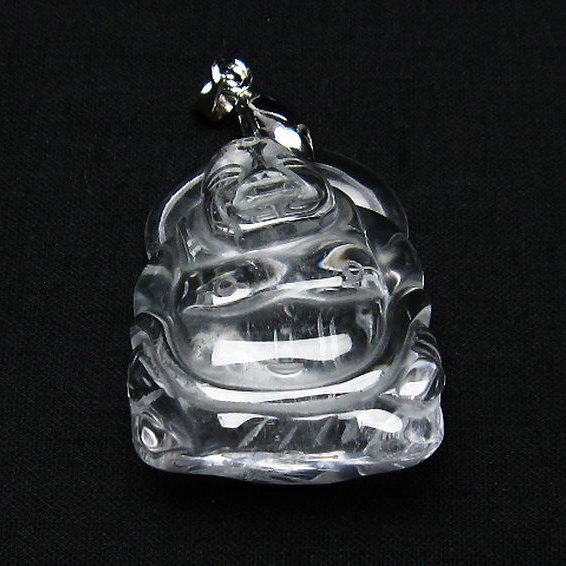 ヒマラヤ水晶 布袋様 ペンダント [T454-1674]