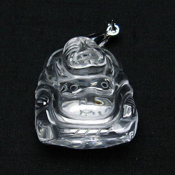 ヒマラヤ水晶 布袋様  ペンダント [T454-1677]