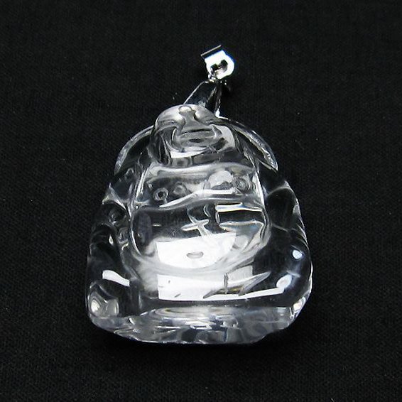 ヒマラヤ水晶 布袋様 ペンダント [T454-1685]