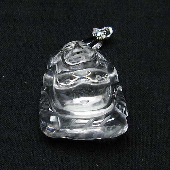 ヒマラヤ水晶 布袋様  ペンダント [T454-1713]